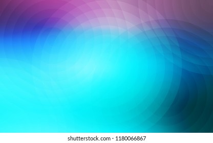 Light Pink, Blue vector texture with disks. Beautiful colored illustration with blurred circles in nature style. New design for ad, poster, banner of your website.