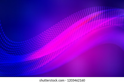 Light Pink, Blue vector texture with disks, lines. Illustration with set of colorful abstract circles and lines. Pattern for ads, leaflets.