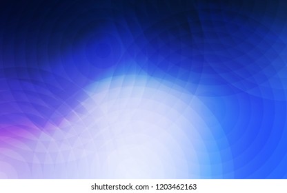 Light Pink, Blue vector texture with disks. Illustration with set of shining colorful abstract circles. Pattern can be used for beautiful websites.
