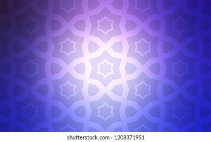 Light Pink, Blue vector texture with beautiful stars. Shining colored illustration with stars. Template for sell phone backgrounds.
