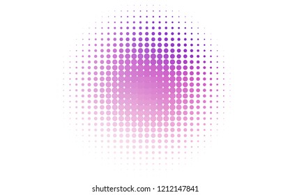 Light Pink, Blue vector texture with disks. Beautiful colored illustration with blurred circles in nature style. Pattern for ads, booklets.