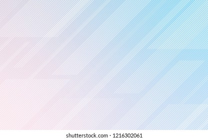 Light Pink, Blue vector texture with colored lines. Blurred decorative design in simple style with lines. Smart design for your business advert.