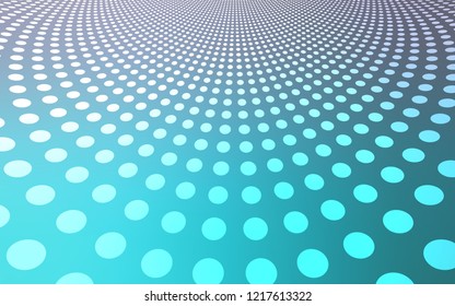Light Pink, Blue vector texture with disks. Illustration with set of shining colorful abstract circles. Beautiful design for your business advert.