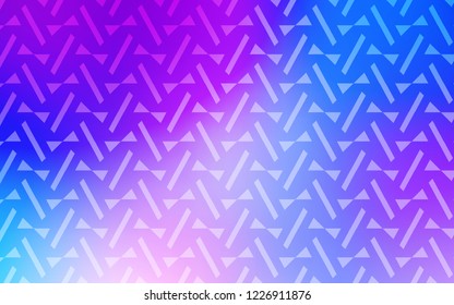 Light Pink, Blue vector texture with triangular style. Modern abstract illustration with colorful triangles. Best design for poster, banner.
