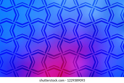 Light Pink, Blue vector texture with colored lines. Blurred decorative design in simple style with lines. Smart design for your business advert.