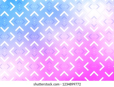 Light Pink, Blue vector texture with colored lines. Blurred decorative design in simple style with lines. The pattern can be used as ads, poster, banner for commercial.