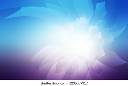 Light Pink, Blue vector texture with colorful hexagons. Colorful hexagons on white backdrop. New design for website's poster, banner.