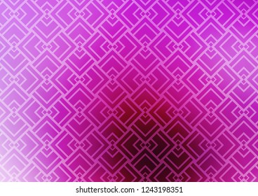 Light Pink, Blue vector texture with colored lines. Lines on blurred abstract background with gradient. Best design for your ad, poster, banner.
