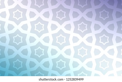 Light Pink, Blue vector texture with beautiful stars. Decorative illustration with stars on abstract template. Pattern for new year ad, booklets.
