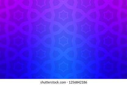 Light Pink, Blue vector texture with beautiful stars. Glitter abstract illustration with colored stars. Best design for your ad, poster, banner.