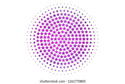 Light Pink, Blue vector texture with beautiful stars. Decorative shining illustration with stars on abstract template. Best design for your ad, poster, banner.