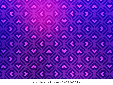 Light Pink, Blue vector texture with colored lines. Lines on blurred abstract background with gradient. Best design for your ad, poster, banner.