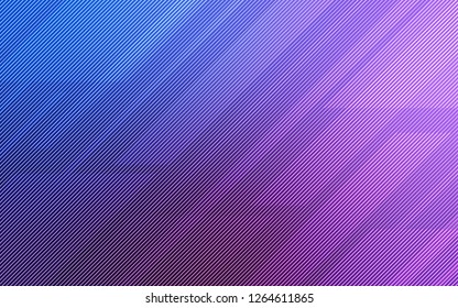 Light Pink, Blue vector texture with colored lines. Blurred decorative design in simple style with lines. The pattern for ad, booklets, leaflets.