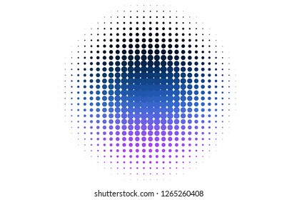 Light Pink, Blue vector texture with disks. Modern abstract illustration with colorful water drops. Pattern for ads, leaflets.