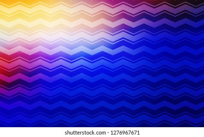 Light Pink, Blue vector texture with colored lines. Shining colored illustration with sharp stripes. Pattern for ad, booklets, leaflets.