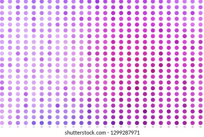 Light Pink, Blue vector texture with disks. Abstract illustration with colored bubbles in nature style. Pattern for beautiful websites.