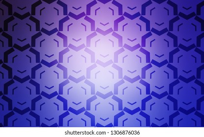 Light Pink, Blue vector texture with bent lines. Shining colorful illustration in simple style. Elegant pattern for a brand book.