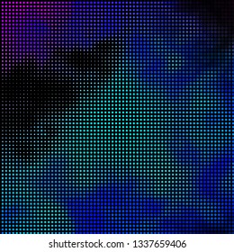 Light Pink, Blue vector texture with circles. Colorful illustration with gradient dots in nature style. New template for your brand book.