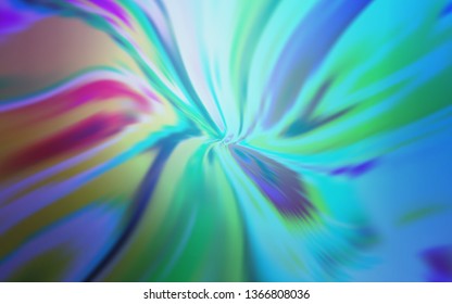 Light Pink, Blue vector texture with bent lines. Modern gradient abstract illustration with bandy lines. Abstract style for your business design.