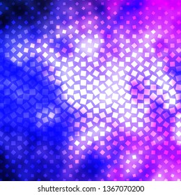 Light Pink, Blue vector texture in rectangular style. Rectangles with colorful gradient on abstract background. Pattern for websites, landing pages.