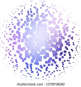 Light Pink, Blue vector texture in rectangular style. Abstract gradient illustration with rectangles. Pattern for busines booklets, leaflets