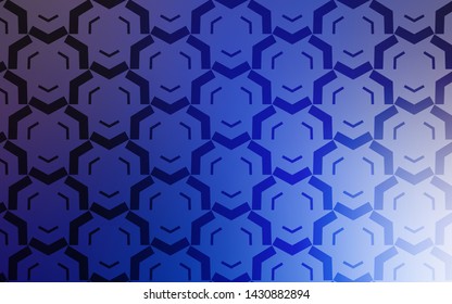 Light Pink, Blue vector texture with wry lines. Colorful illustration in abstract style with gradient. Abstract design for your web site.