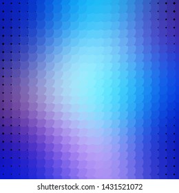 Light Pink, Blue vector texture with circles. Illustration with set of shining colorful abstract spheres. Design for posters, banners.