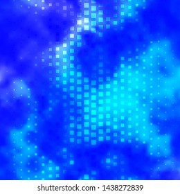 Light Pink, Blue vector texture in rectangular style. Rectangles with colorful gradient on abstract background. Modern template for your landing page.