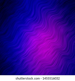 Light Pink, Blue vector texture with circular arc. Gradient illustration in simple style with bows. Template for cellphones.