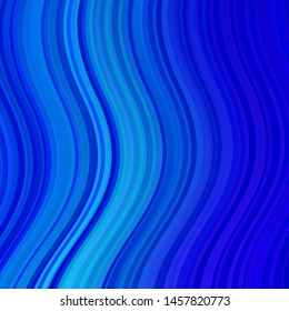 Light Pink, Blue vector texture with circular arc. Colorful geometric sample with gradient curves.  Design for your business promotion.
