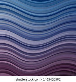 Light Pink, Blue vector texture with circular arc. Bright illustration with gradient circular arcs. Template for cellphones.