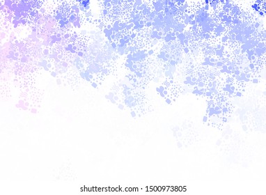 Light Pink, Blue vector texture with abstract forms. Illustration with colorful gradient shapes in abstract style. Simple design for your web site.