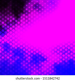 Light Pink, Blue vector texture in rectangular style. Abstract gradient illustration with colorful rectangles. Design for your business promotion.