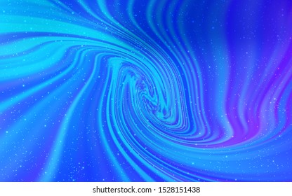 Light Pink, Blue vector texture with milky way stars. Modern abstract illustration with Big Dipper stars. Pattern for astrology websites.