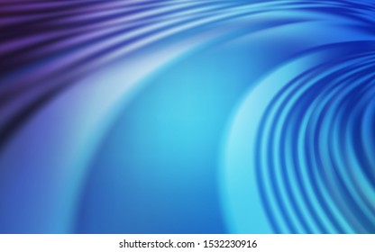 Light Pink, Blue vector texture with bent lines. Glitter abstract illustration with wry lines. Brand new design for your ads, poster, banner.