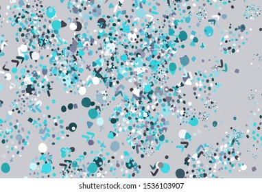 Light Pink, Blue vector texture with abstract forms. Simple colorful illustration with abstract gradient shapes. Background for a cell phone.
