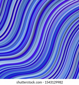 Light Pink, Blue vector texture with wry lines. Brand new colorful illustration with bent lines. Best design for your ad, poster, banner.