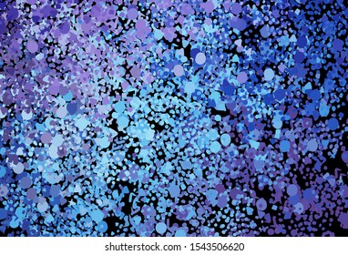 Light Pink, Blue vector texture with abstract forms. Illustration with colorful gradient shapes in abstract style. Modern design for your business card.
