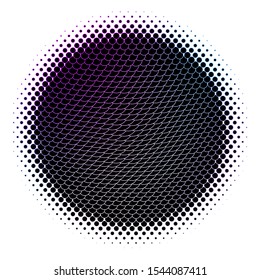 Light Pink, Blue vector texture with disks. Illustration with set of shining colorful abstract spheres. New template for a brand book.