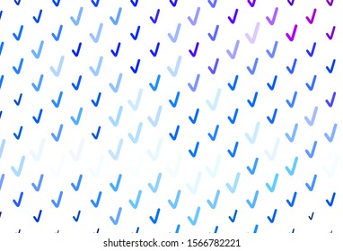 Light Pink, Blue vector texture with wry lines. A completely new colorful illustration in simple style. Abstract style for your business design.