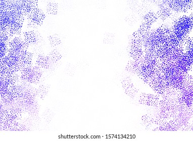 Light Pink, Blue vector texture with abstract forms. Modern abstract illustration with colorful random forms. Best smart design for your business.