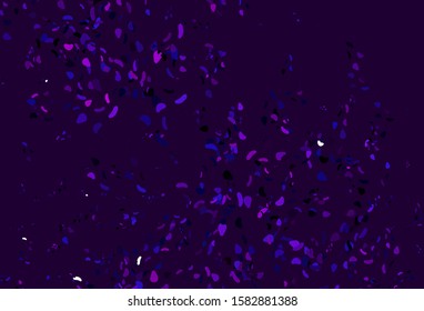 Light Pink, Blue vector texture with random forms. Decorative design in abstract style with random forms. Elegant design for wallpapers.