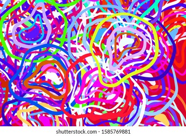 Light Pink, Blue vector texture with abstract forms. Simple colorful illustration with abstract gradient shapes. Simple design for your web site.