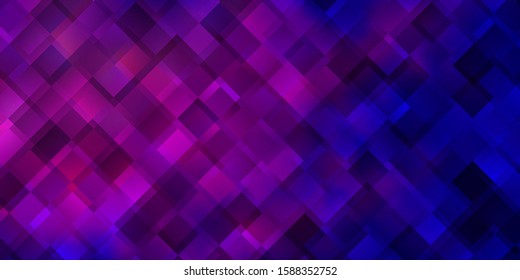 Light Pink, Blue vector texture in rectangular style. Illustration with a set of gradient rectangles. Template for cellphones.