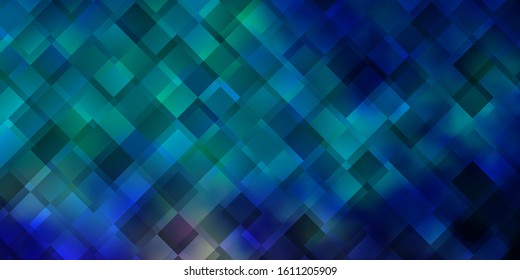 Light Pink, Blue vector texture in rectangular style. Modern design with rectangles in abstract style. Design for your business promotion.