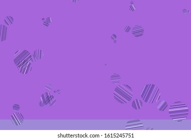 Light Pink, Blue vector texture with disks. Modern abstract illustration with colorful water drops. Pattern for futuristic ad, booklets.