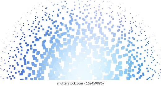 Light Pink, Blue vector texture in rectangular style. Abstract gradient illustration with rectangles. Best design for your ad, poster, banner.