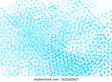 Light Pink, Blue vector texture with triangular style with circles. Abstract gradient illustration with circles, triangles. Pattern for booklets, leaflets