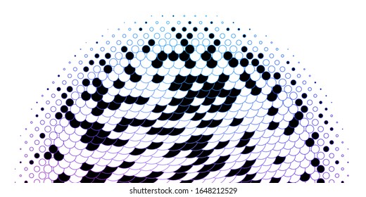 Light Pink, Blue vector texture with disks. Modern abstract illustration with colorful circle shapes. Pattern for business ads.