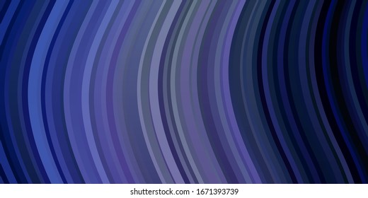 Light Pink, Blue vector texture with circular arc. Colorful illustration in circular style with lines. Smart design for your promotions.